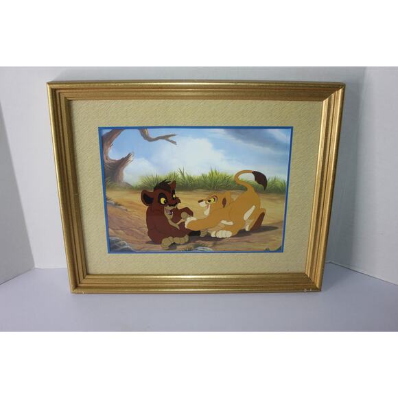 Disney Lion King II Simba’s Pride Commemorative Lithograph Disney Store - Picture 1 of 3